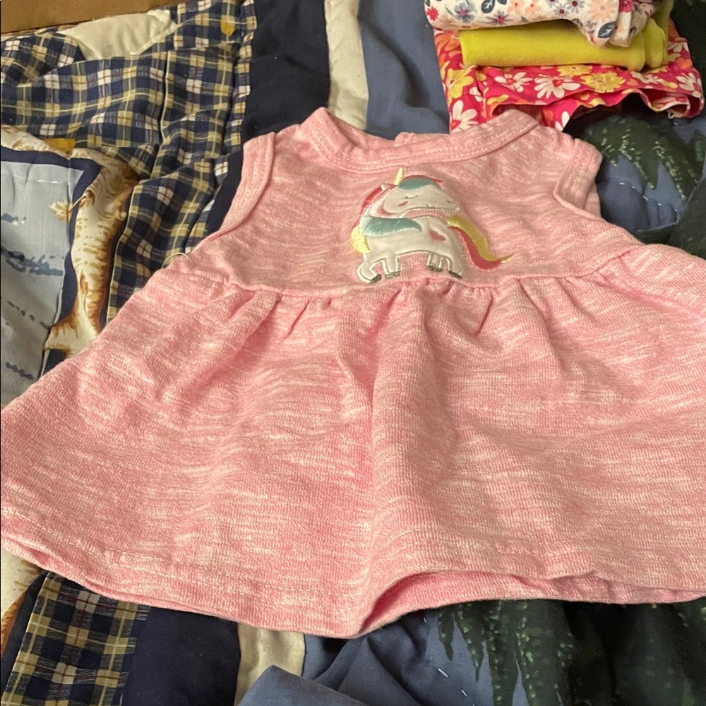 Charming Pink Unicorn Dress for Kids